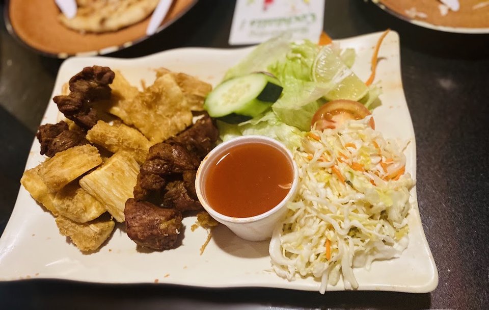Cheese and Fried Pork Queso Con Chicharrón